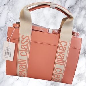 Cavalli Class Coral Haze Tote Bag